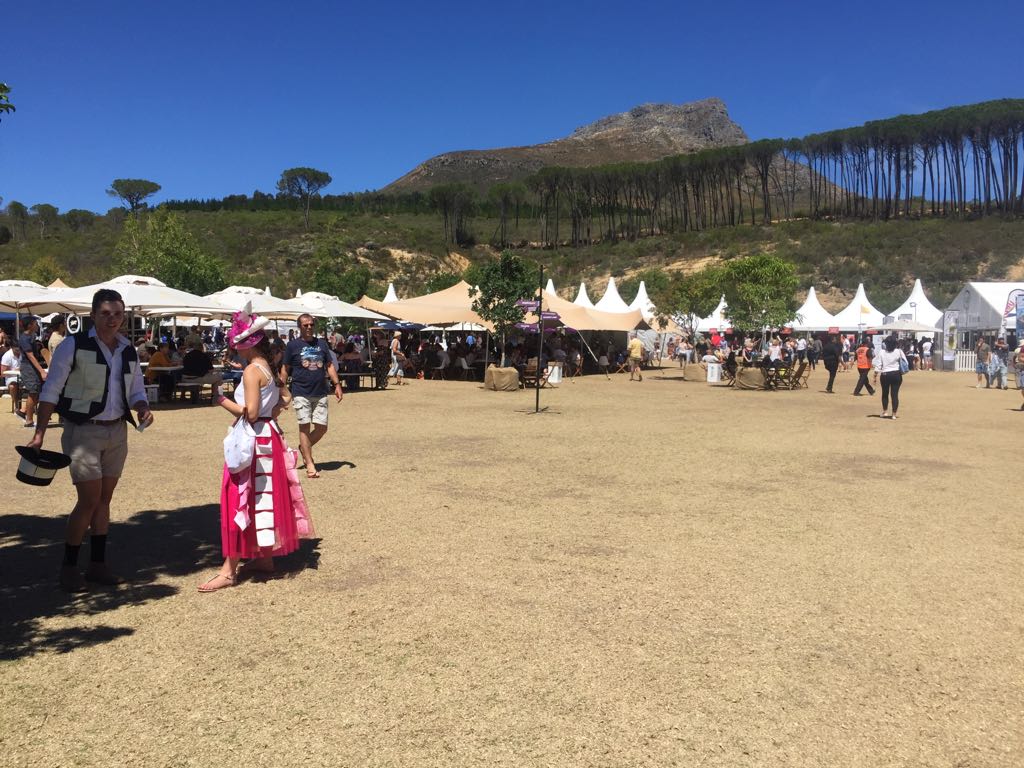 Protest at Wine Festival