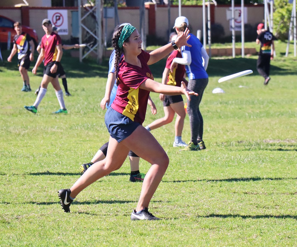 Maties se Ultimate Frisbee vangs