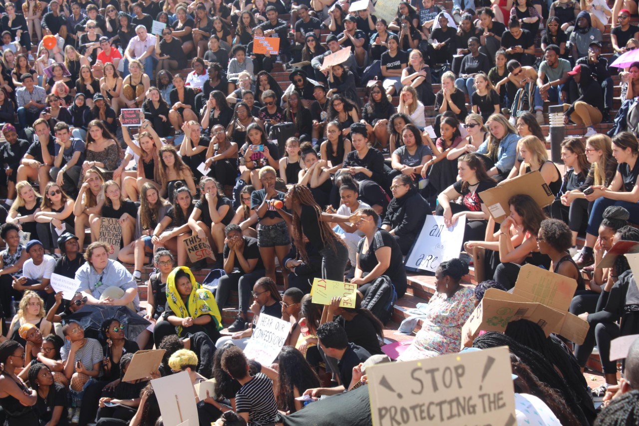 SU Students Protest against Gender-Based Violence