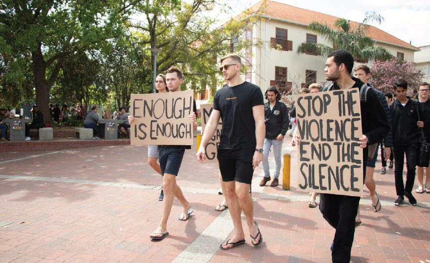 Deathly silence hangs over the Rooiplein