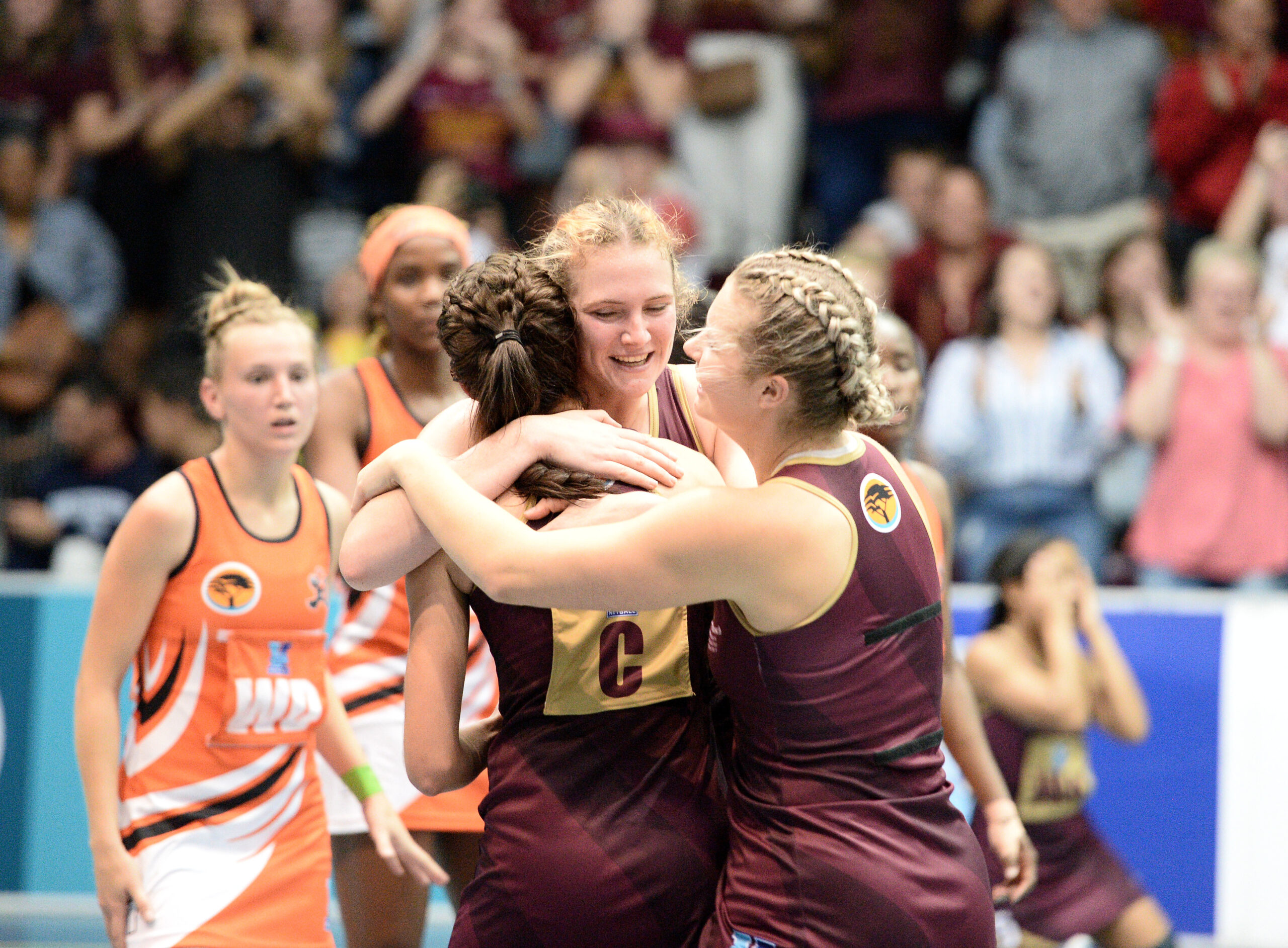 Maties Netbal-Maroenmasjien maak skoonskip by Varsity Netbal