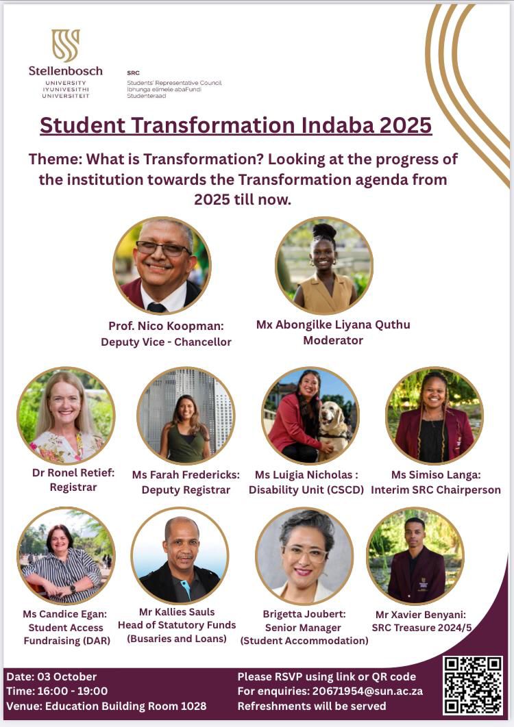 Student Transformation Indaba 2025: discussing change